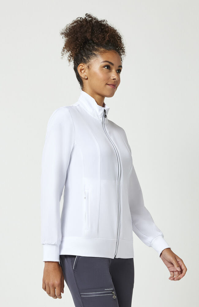 360 by Healing Hands Women's Carly Stand Collar Jacket