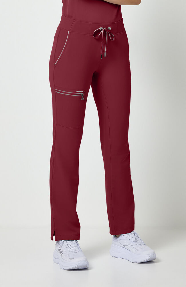 360 by Healing Hands Women's Nisha Knit Waistband Scrub Pant - Petitie