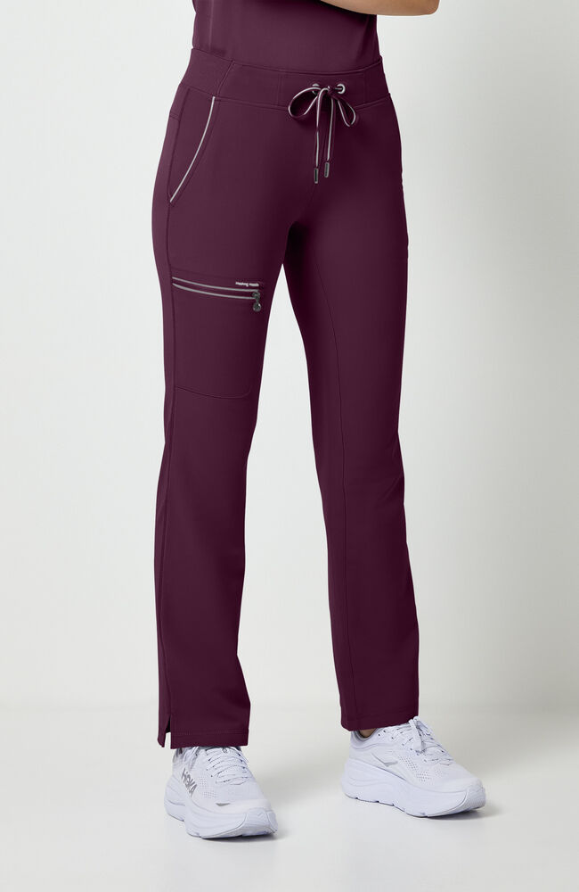 360 by Healing Hands Women's Nisha Knit Waistband Scrub Pant - Petitie