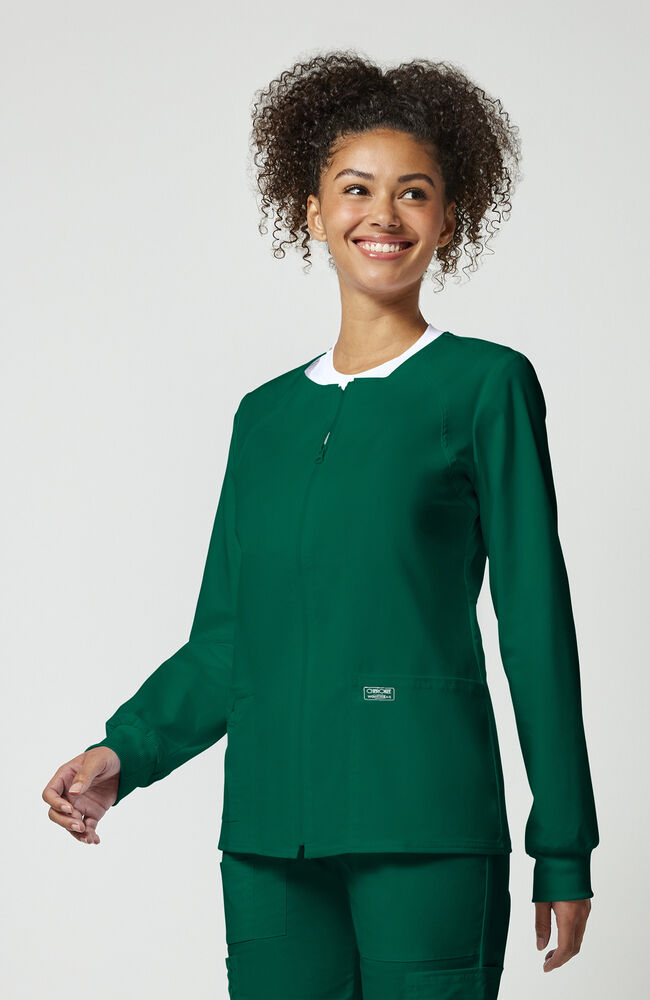 Cherokee Medical WW Core Stretch Women's Warm Up Solid Scrub Jacket