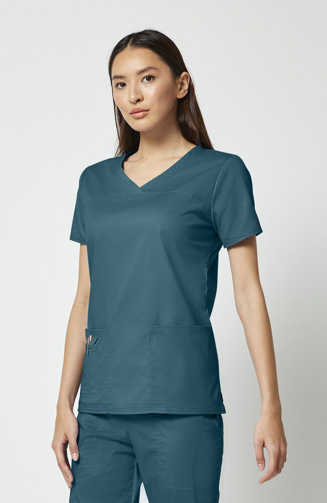 Cherokee Medical WW Core Stretch Women's 3-Pocket V-Neck Scrub Top