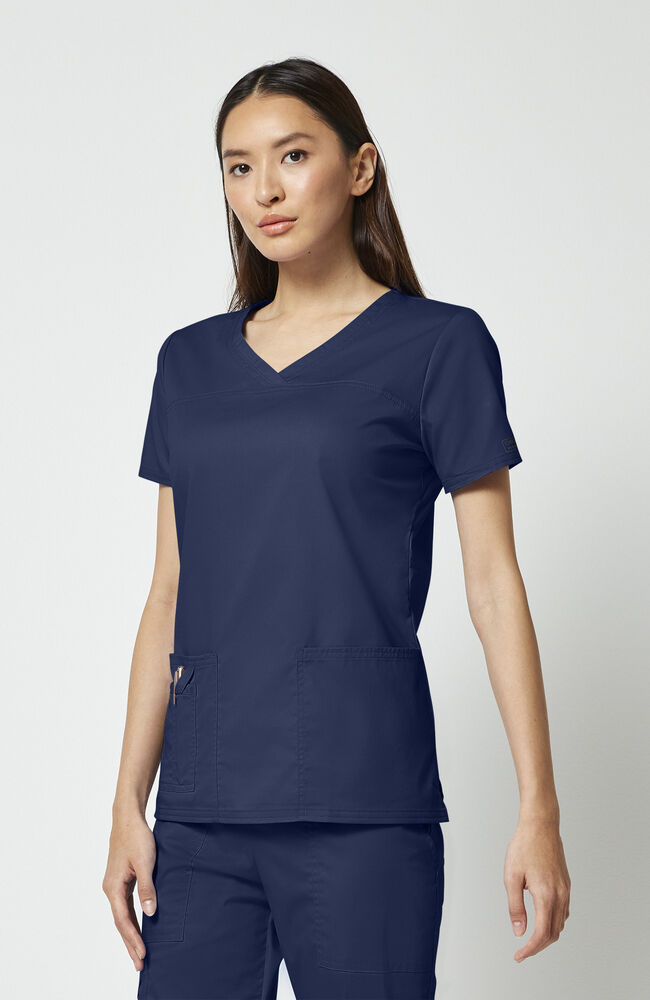 Cherokee Medical WW Core Stretch Women's 3-Pocket V-Neck Scrub Top