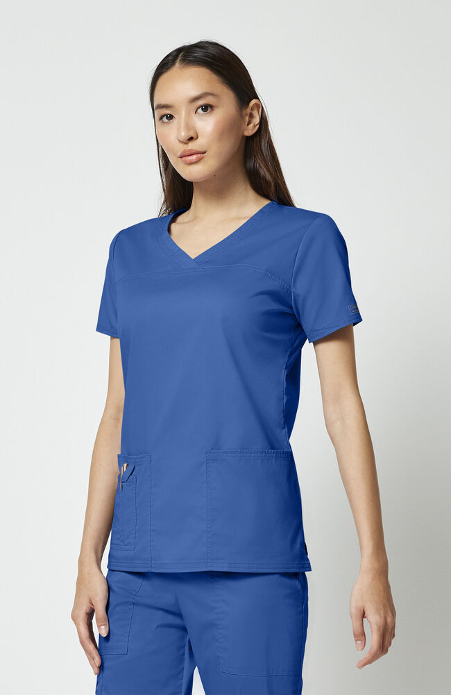 Cherokee Medical WW Core Stretch Women's 3-Pocket V-Neck Scrub Top