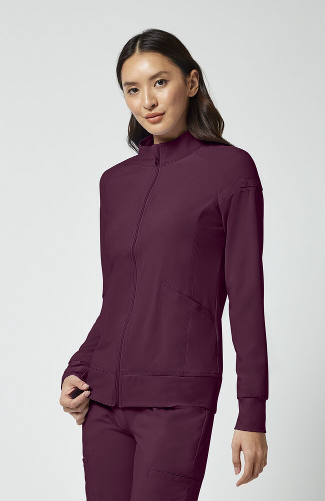 Cherokee Medical iFlex Women's Knit Zip Front Warm Up Scrub Jacket