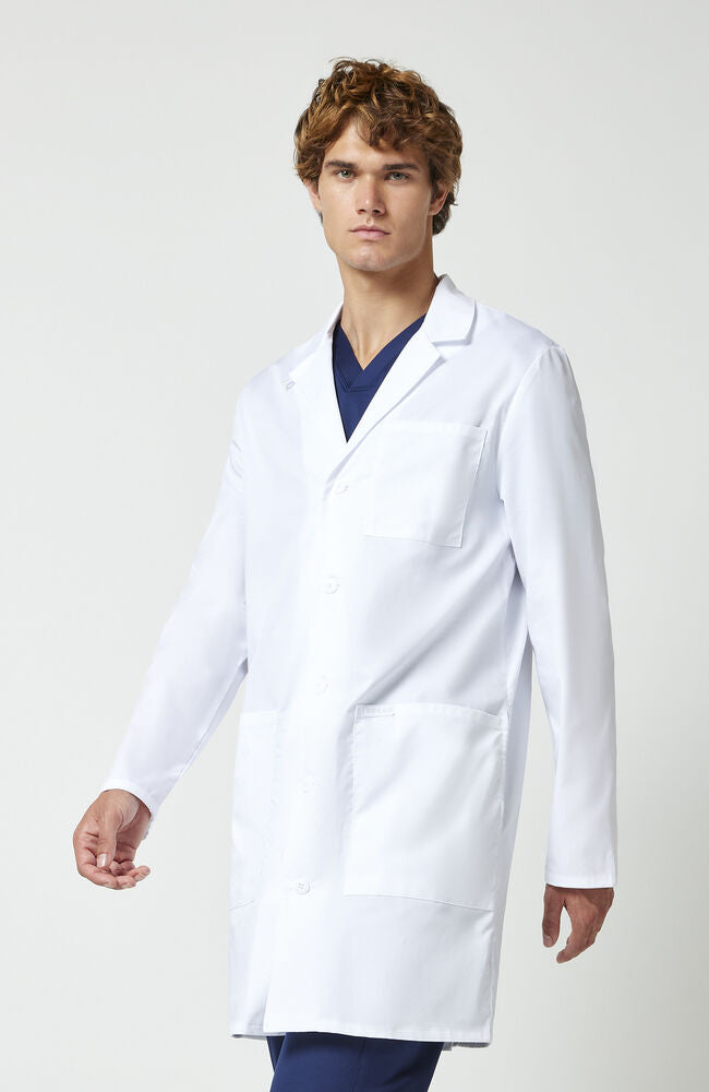 Cherokee Medical Project Lab Men's Button Front 38" Lab Coat - Regular