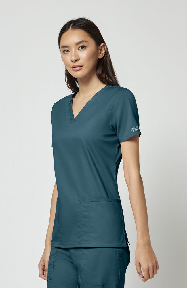 Cherokee Medical WW Core Stretch Women's Banded V-Neck Scrub Top