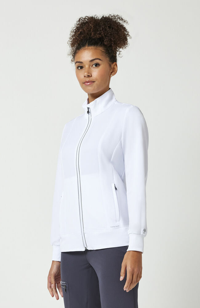 360 by Healing Hands Women's Carly Stand Collar Jacket