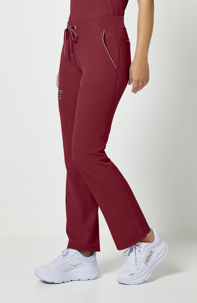 360 by Healing Hands Women's Nisha Knit Waistband Scrub Pant - Petitie