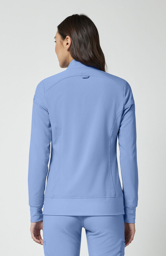 Cherokee Medical iFlex Women's Knit Zip Front Warm Up Scrub Jacket