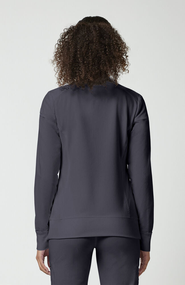 Cherokee Medical iFlex Women's Knit Zip Front Warm Up Scrub Jacket