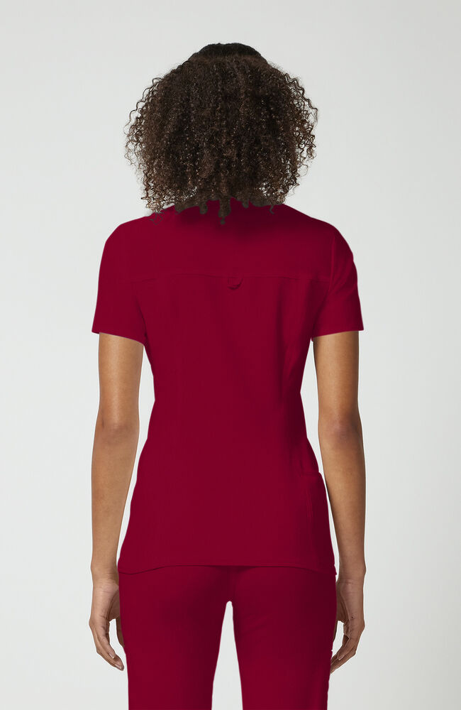 Cherokee Medical iFlex Women's V-Neck Knit Panel Solid Scrub Top