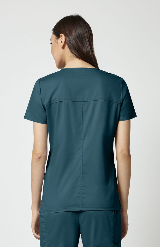 Cherokee Medical WW Core Stretch Women's Banded V-Neck Scrub Top