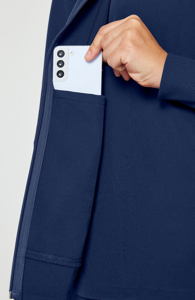 360 by Healing Hands Women's Carly Stand Collar Jacket