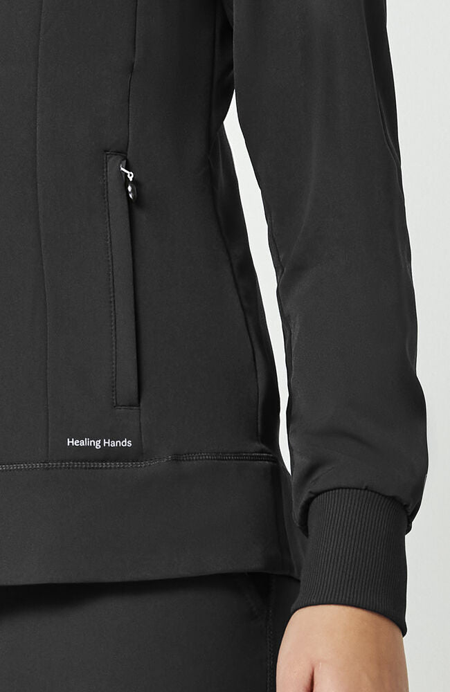 360 by Healing Hands Women's Carly Stand Collar Jacket