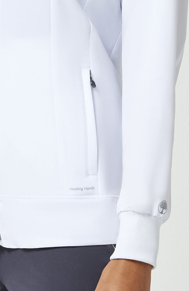 360 by Healing Hands Women's Carly Stand Collar Jacket