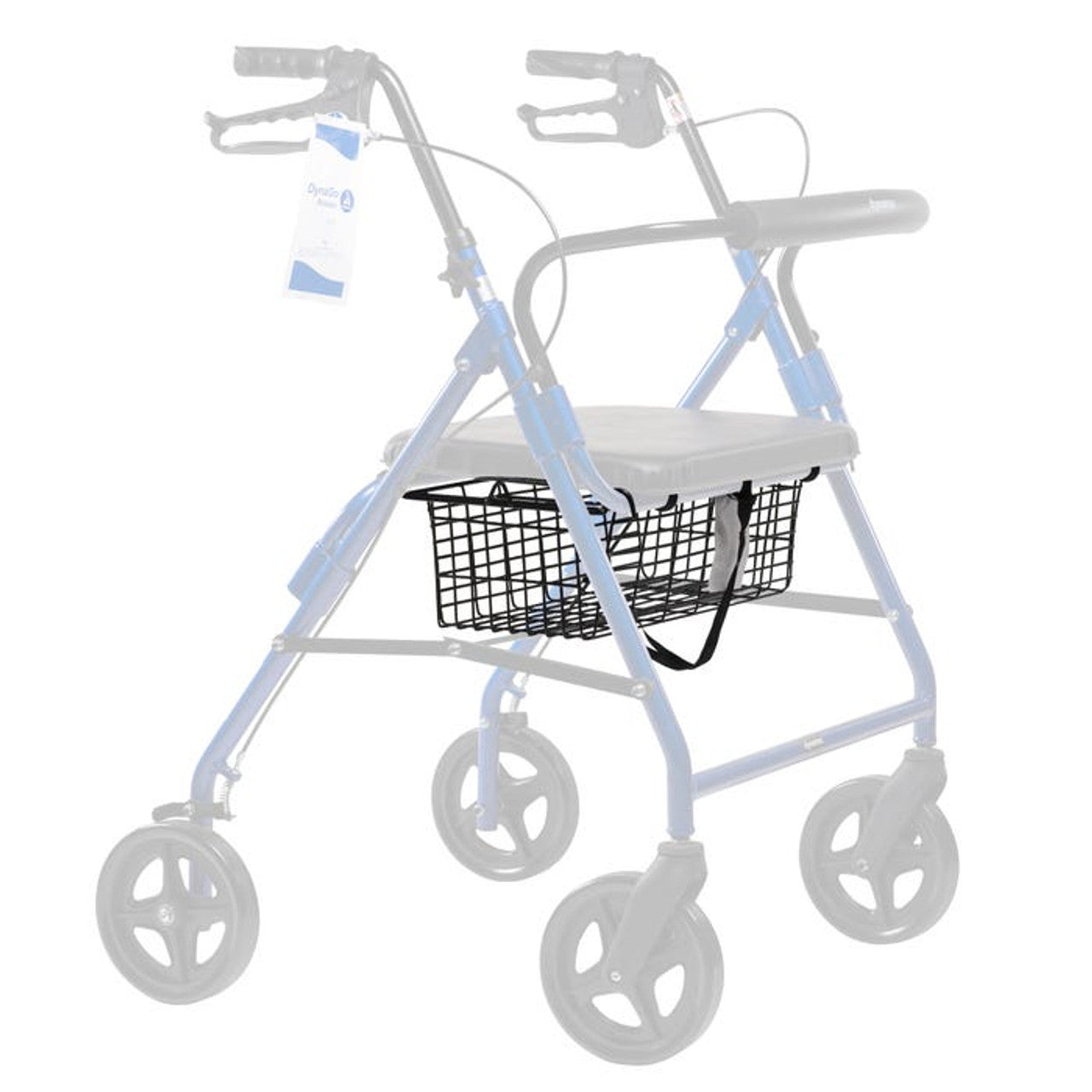 Dynarex-RPRL-09B HD Rollator Basket Black, 1