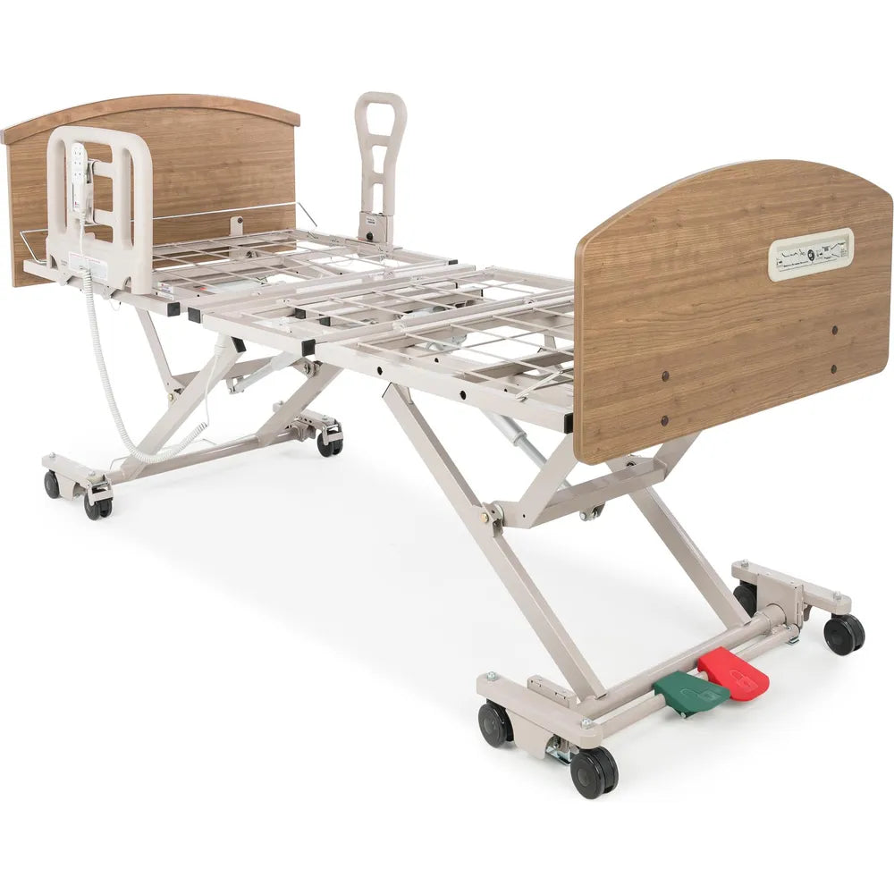 Graham Field-Z7ASW-Zenith 7200 Bed, Advanced Positioning, Slide-W-I-D-E Adj. Deck 35"-42" x 80"/84", 4 Locking Casters, 550# capacity