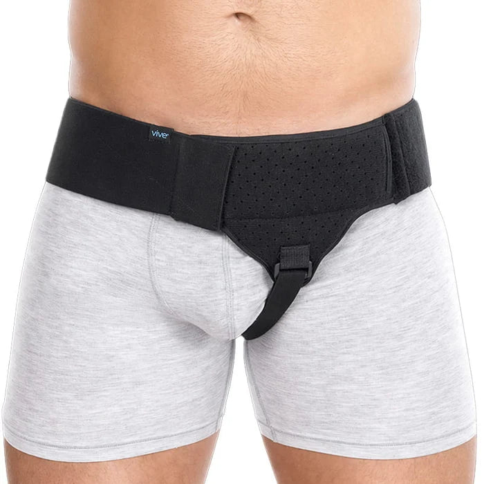 Vive Health-SUP3062BLKUNI Inguinal Hernia Belt