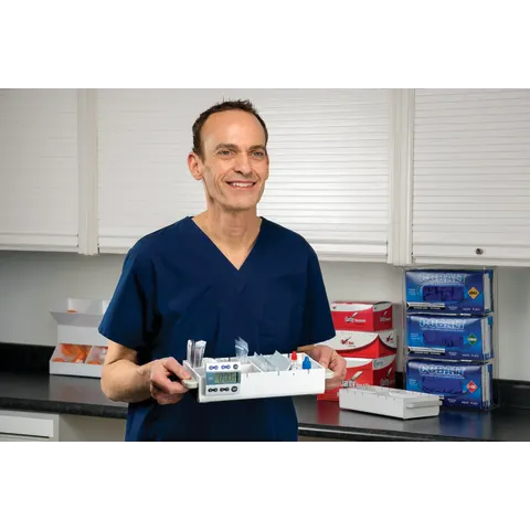 Marketlab-100890 Rapid Test Work Tray • 5.3"W x 12.6"L x 2.5"H, 1/ea