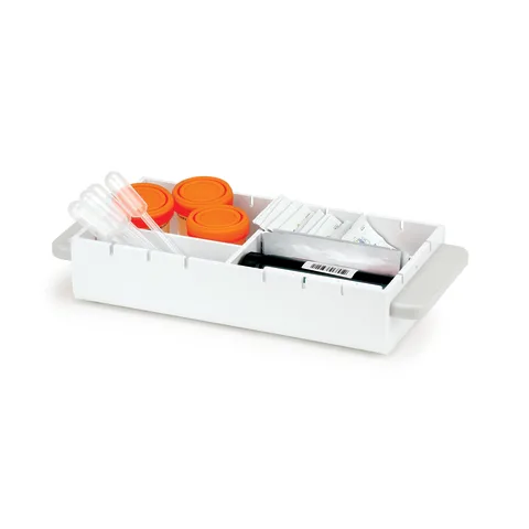 Marketlab-100890 Rapid Test Work Tray • 5.3"W x 12.6"L x 2.5"H, 1/ea