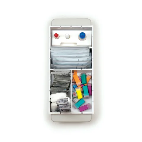 Marketlab-100890 Rapid Test Work Tray • 5.3"W x 12.6"L x 2.5"H, 1/ea