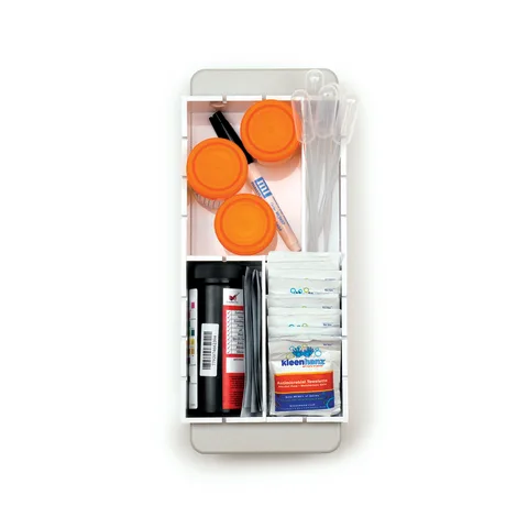 Marketlab-100890 Rapid Test Work Tray • 5.3"W x 12.6"L x 2.5"H, 1/ea