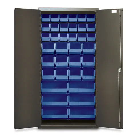 Marketlab Solid Door Storage Cabinet with Bins