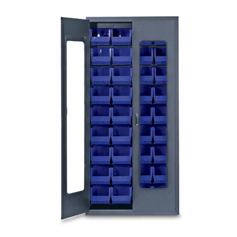 Marketlab QuickView Storage Cabinet with Bins