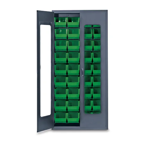 Marketlab QuickView Storage Cabinet with Bins