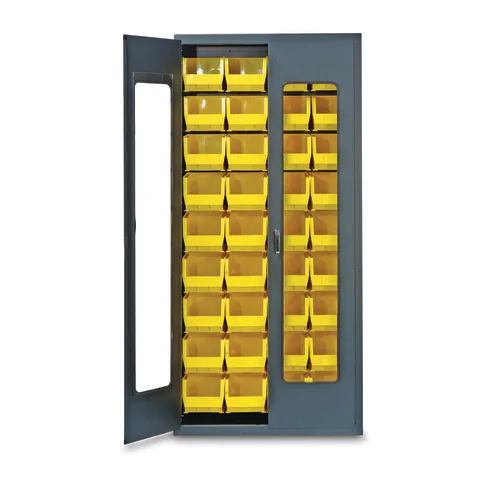 Marketlab QuickView Storage Cabinet with Bins