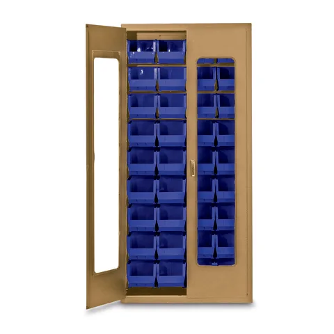 Marketlab QuickView Storage Cabinet with Bins
