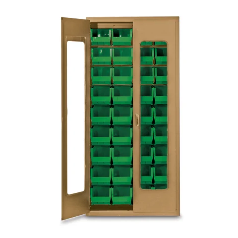 Marketlab QuickView Storage Cabinet with Bins