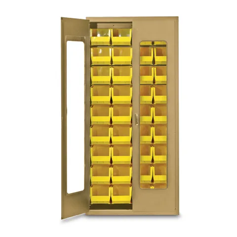 Marketlab QuickView Storage Cabinet with Bins