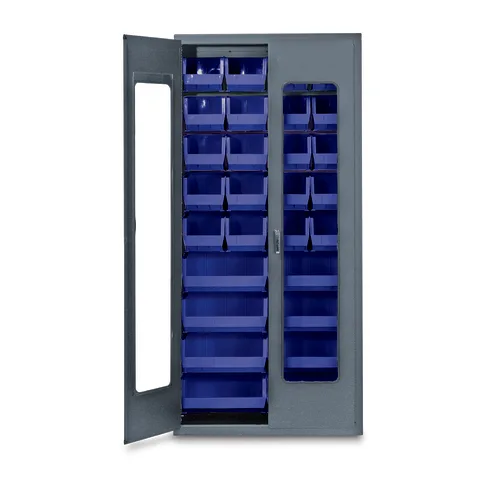 Marketlab QuickView Storage Cabinet with Bins