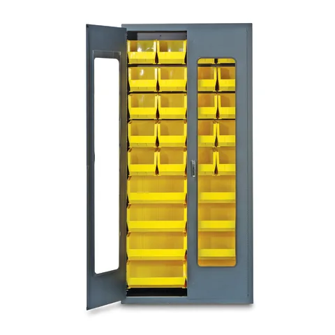 Marketlab QuickView Storage Cabinet with Bins