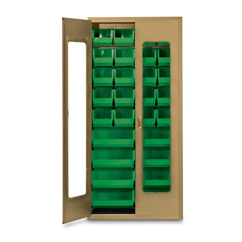 Marketlab QuickView Storage Cabinet with Bins