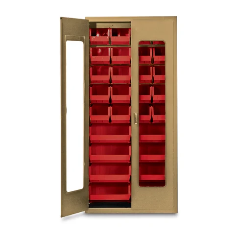 Marketlab QuickView Storage Cabinet with Bins