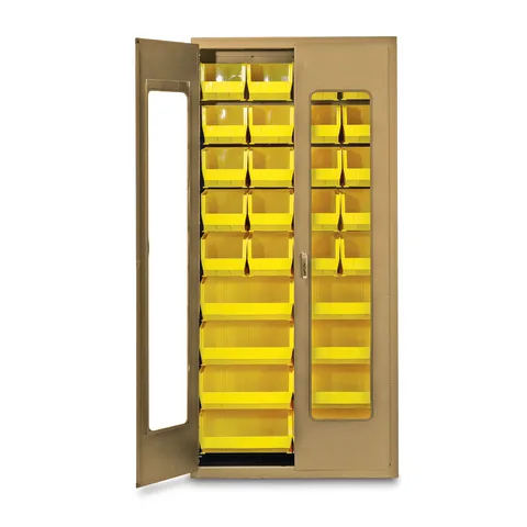 Marketlab QuickView Storage Cabinet with Bins