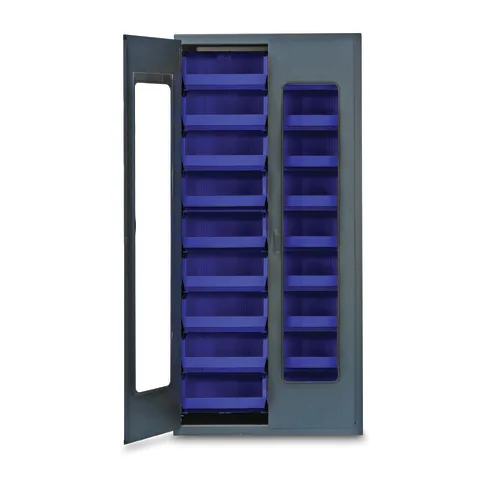 Marketlab QuickView Storage Cabinet with Bins