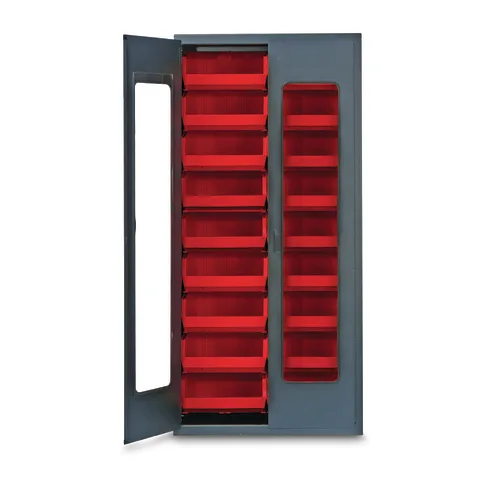 Marketlab QuickView Storage Cabinet with Bins