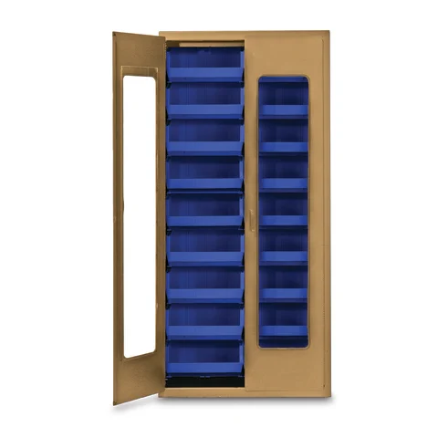 Marketlab QuickView Storage Cabinet with Bins