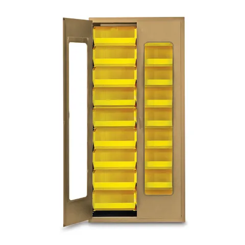 Marketlab QuickView Storage Cabinet with Bins