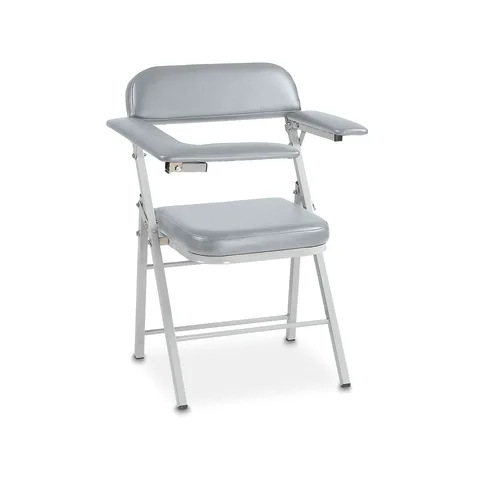 Marketlab Folding Blood Draw Chair with Flip Arm