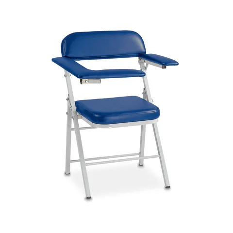Marketlab Folding Blood Draw Chair with Flip Arm