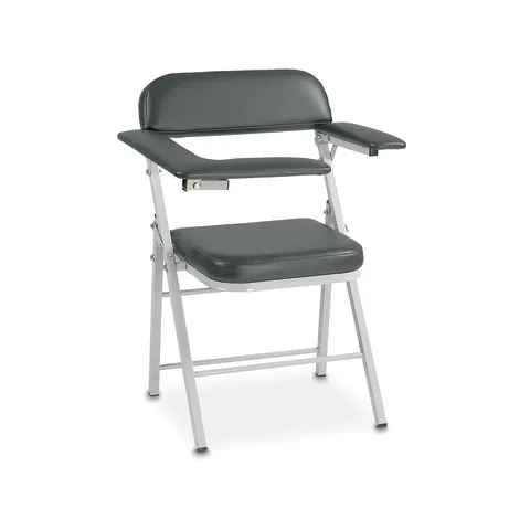 Marketlab Folding Blood Draw Chair with Flip Arm