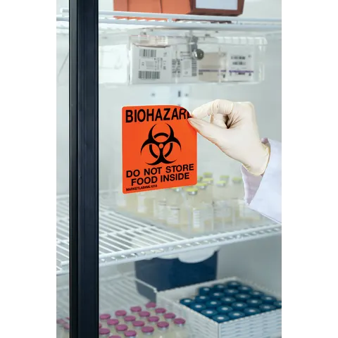 Marketlab-1018 Biohazard Cling | Disposable Biohazard Warning Label