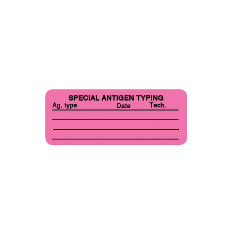 Marketlab-102044 Special Antigen Typing Label, 420/pk