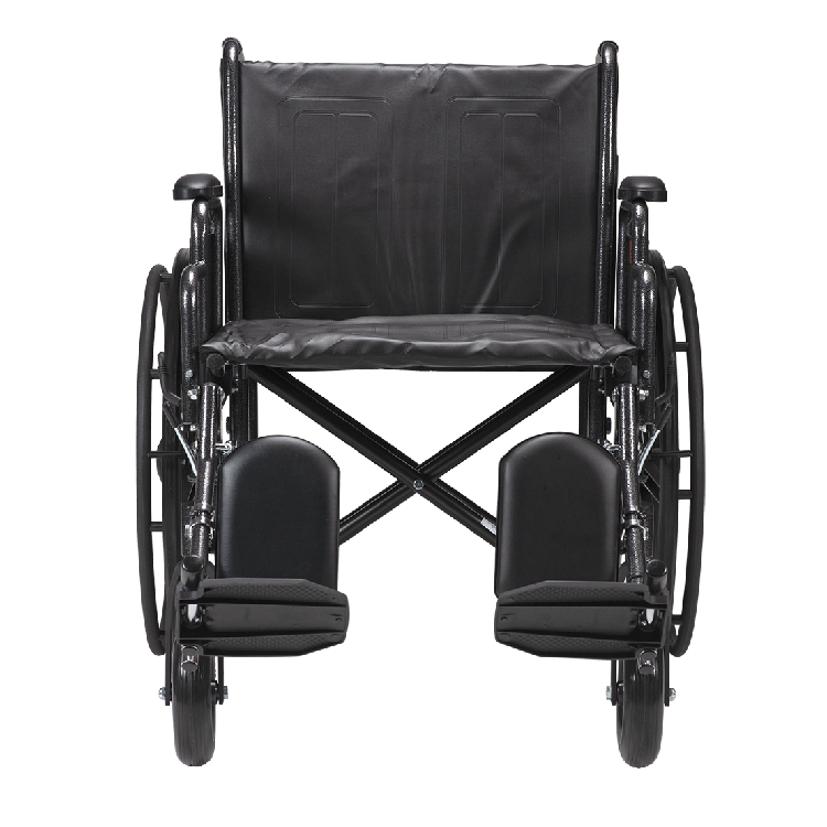 Dynarex Bariatric Wheelchair with Desk Arm Elevating Leg Rest