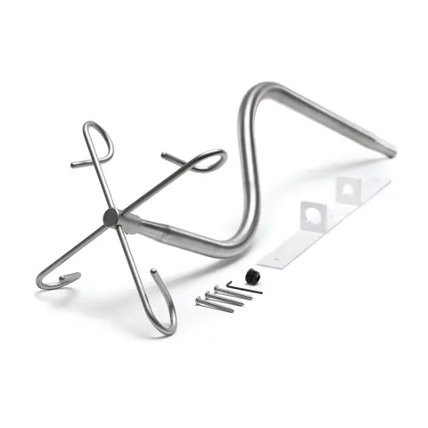 Marketlab-102403 Wall Mounted IV Pole, 1/ea