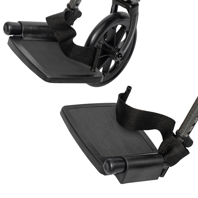 Dynarex DynaRide Transport Wheelchair w/ Fixed Full Arm, Steel